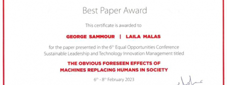 PSUT Student Laila Malas Wins First Place for a Study that Aligns Human Role with Technological Progress