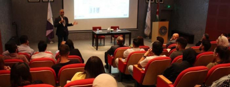 Dr. Said Al-Hallaj delivers a Talk on Fast Charging of Li-ion Batteries at Princess Sumaya University for Technology