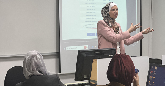 A training workshop entitled “Managing the virtual lecture and preparing the study plan” 