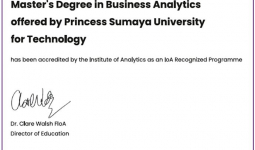 King Talal School of Business Technology at Princess Sumaya University Earns  International Accreditations for All Offered Specializations