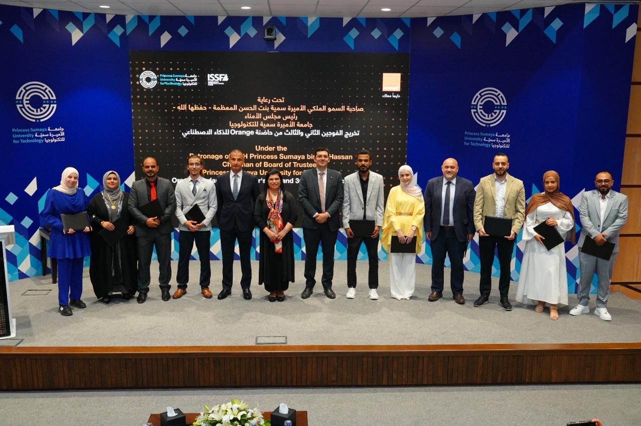Under the Patronage of HRH Princess Sumaya bint El Hassan: Orange Jordan Celebrates the Graduation of 14 Innovative Projects from AI Incubator