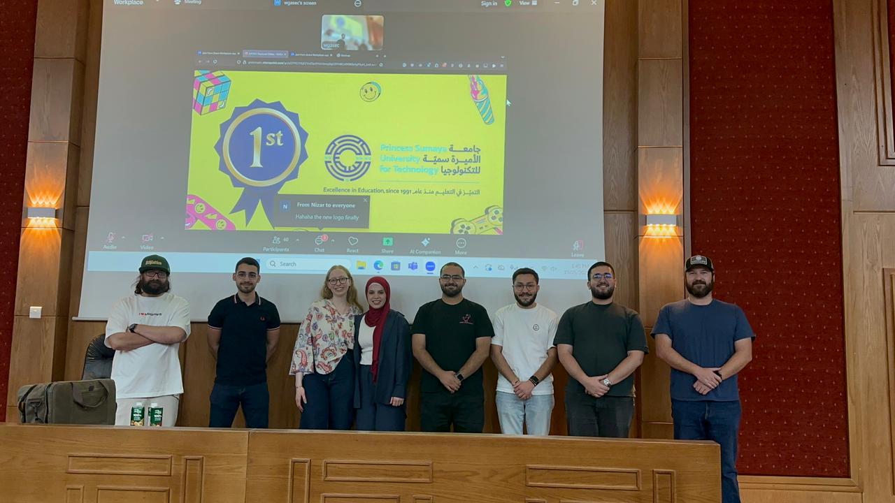 Princess Sumaya University for Technology Shines on the Global Stage as Its Team Wins First Place in the Regional Rounds and Qualifies for the International CPTC Competition in New York
