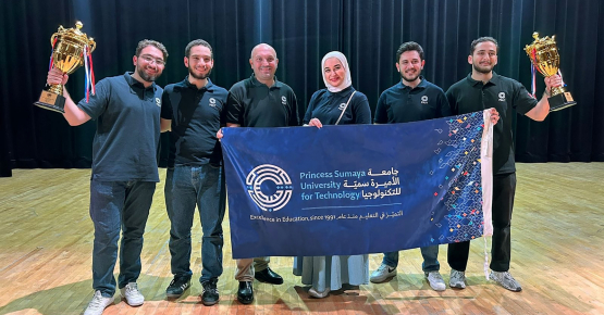 جامعة الأميرة سمية للتكنولوجيا تتصدر البطولة الوطنية للروبوت بدورتها الـ 21 بإنجاز طلابي